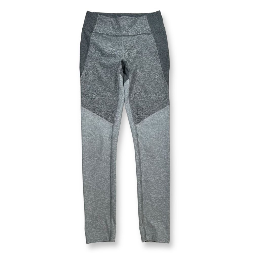 Outdoor Voices Color Block Athletic‎ Leggings Workout Yoga Running Pants Grey Sm